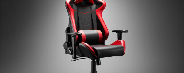 chaise de gamer rouge